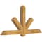 Ekena Millwork Kennewick Rough Sawn Timber Gable Bracket, Western Red Cedar, 60"W x 30"H x 4"D x 4"F, 12/12 Pitch GBW060X30X0404KEN00RWR - alternate 2